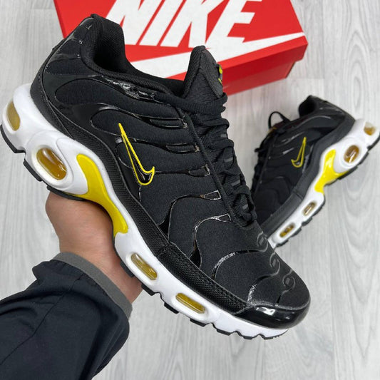 Nike Air Max Plus Black Active Yellow  REP Sneaker For Men Sale UK