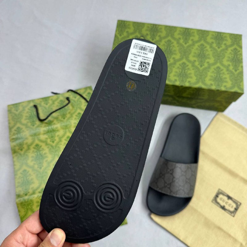 Gucci Men's Replica Black Slides Sale UK
