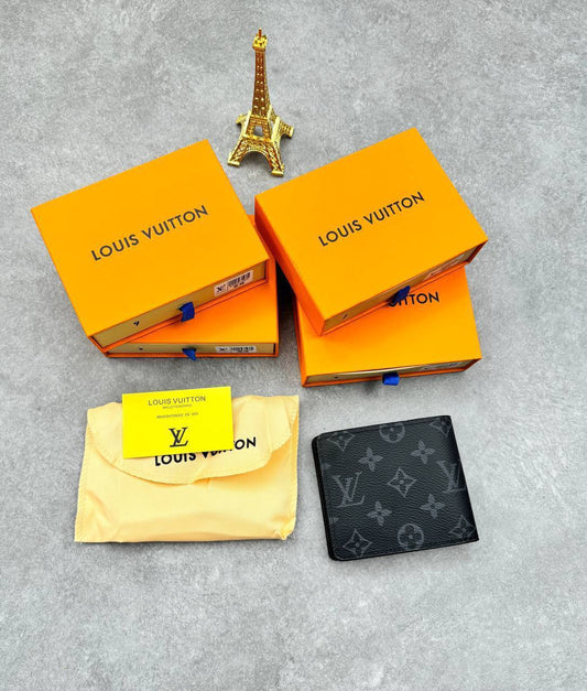 Louis Vuitton  Bifold Leather Wallet For Men's LV Logo Sale UK AAA Quality