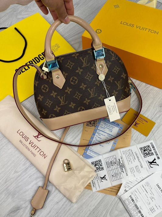 Louis Vuitton LV Women PM Crossbody Alma BB Monogram Bag Brown and Beige with Straps in AAA quality UK