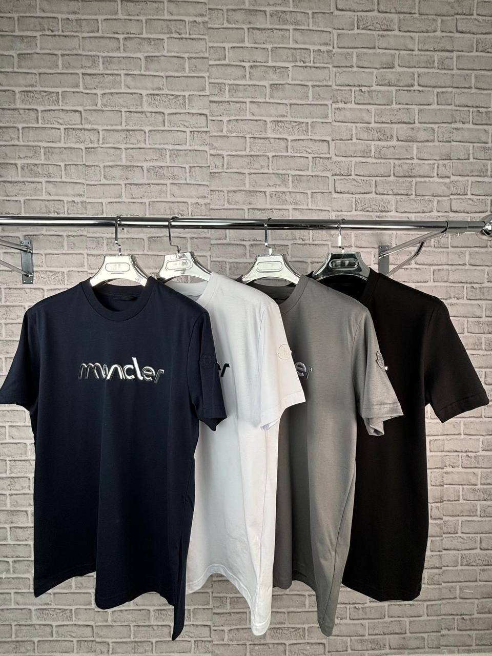 Moncler Men's Reps T-shirt Short Set Logo Print T-shirts Shorts Sets Rep Half Sleeve Cotton Tshirts Cheap Round Neck Men T Shirts First Copy Fake Boys Tshirt Replica Tee Shirt Black Sale UK