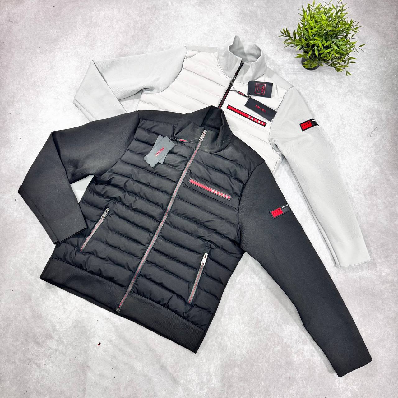 Prada Linea Rossa Technical Hybrid Jackets UK Reps AAA Quality