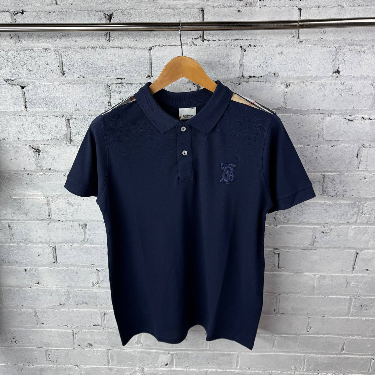 Burberry Cotton Piqué Monogram Motif Polos UK Reps AAA Quality