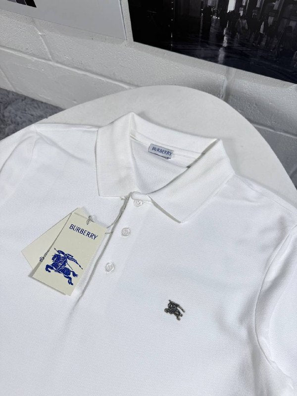 Burberry Black Navy Blue and White Polo Shirt AAA Quality UK Reps