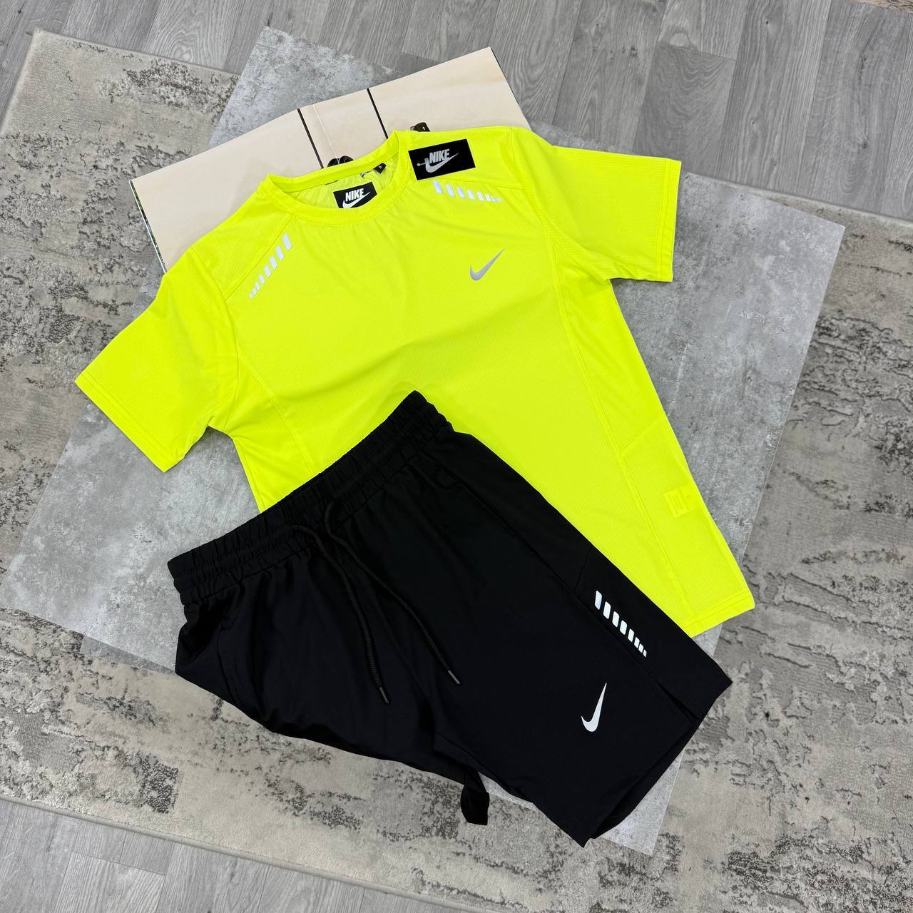 Nike Miler T-Shirt and Shorts Sport Set AAA Quality UK Reps