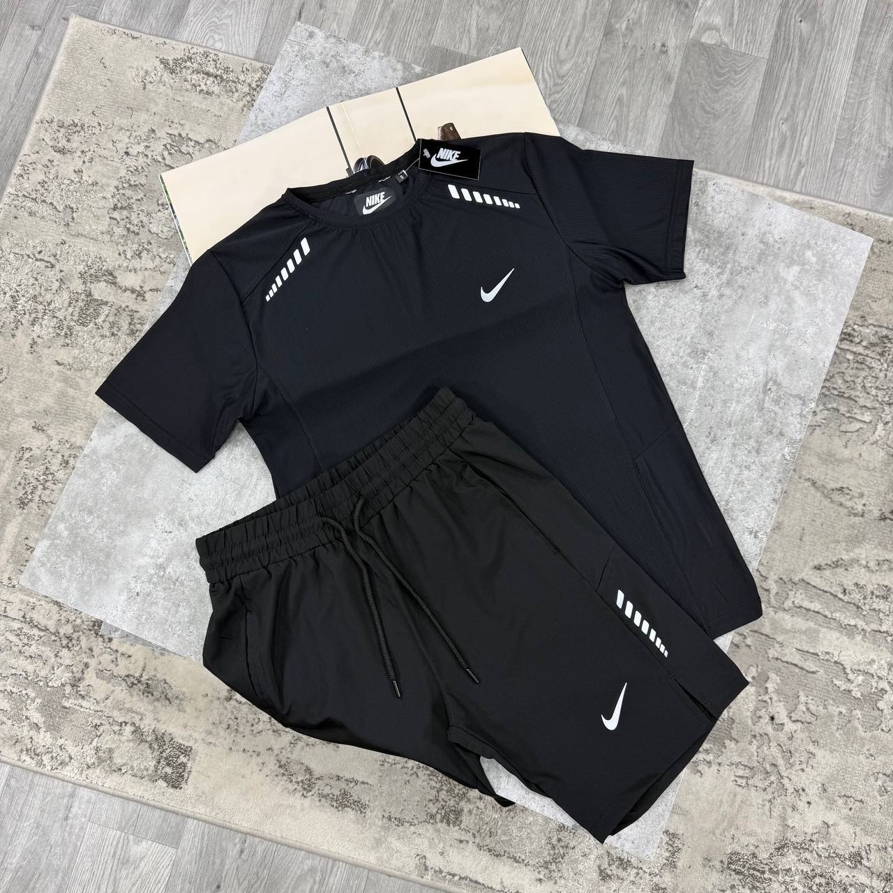 Nike Miler T-Shirt and Shorts Sport Set AAA Quality UK Reps