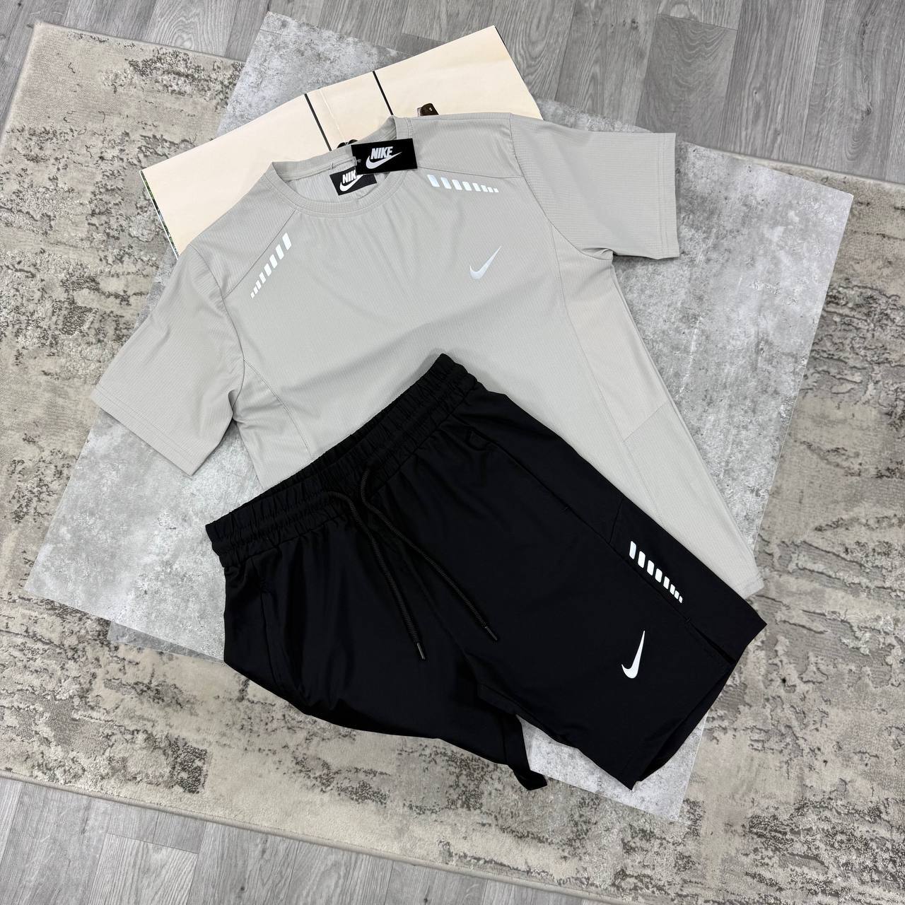 Nike Miler T-Shirt and Shorts Sport Set AAA Quality UK Reps