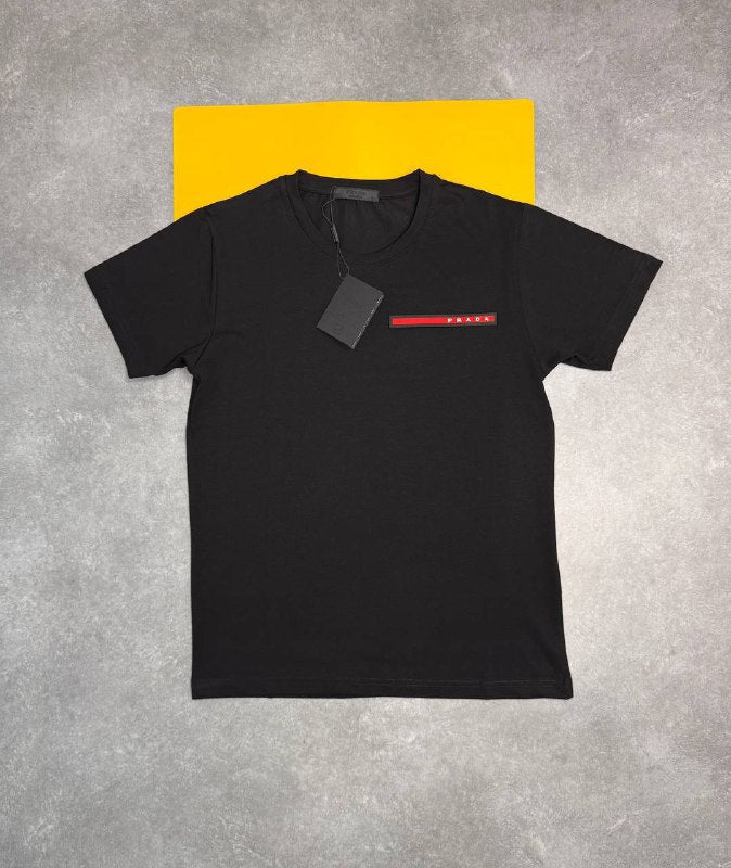 Prada Linea Rossa Logo Crewneck T-Shirt Set UK Reps AAA Quality