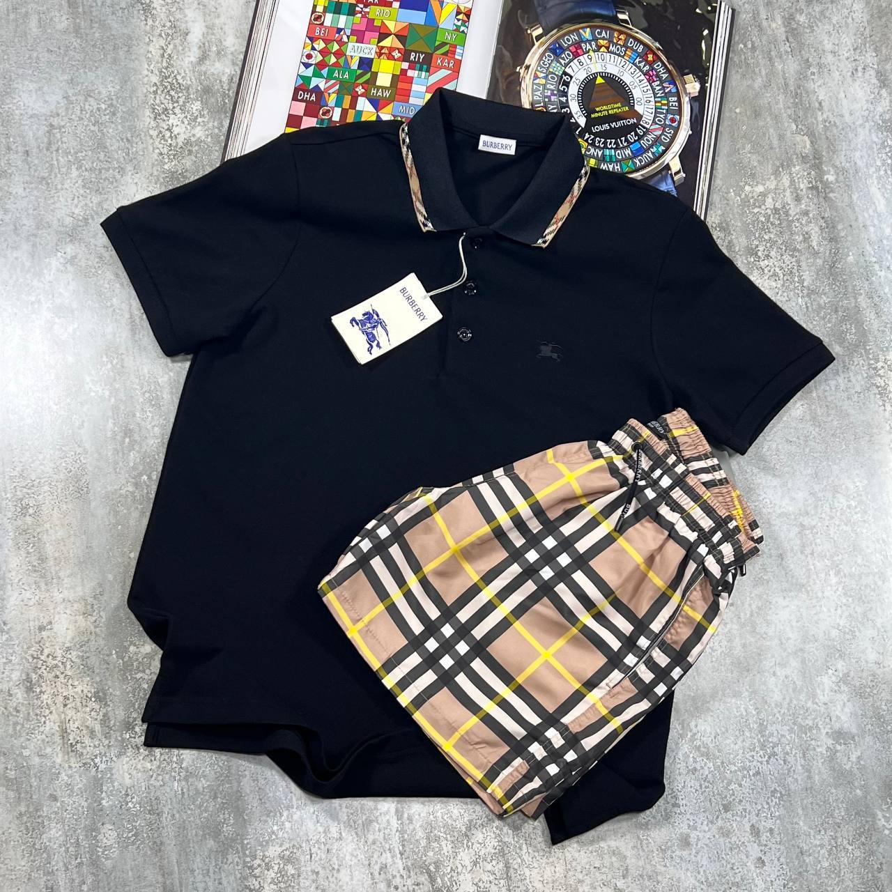 Burberry Men's Casual Matching Outfit AAA Quality UK Reps