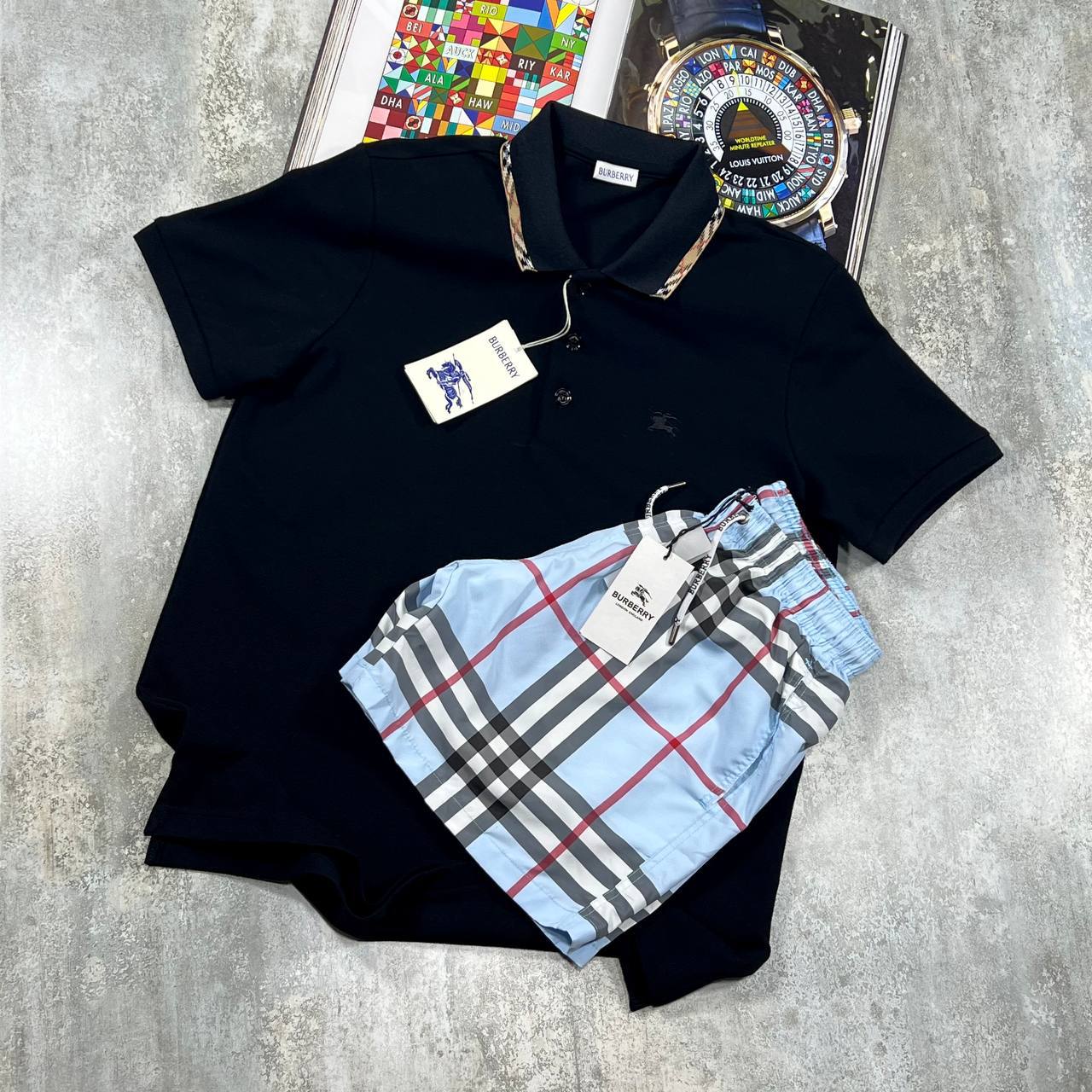 Burberry Men's Coordinates Casual Summer Set AAA Quality UK Reps