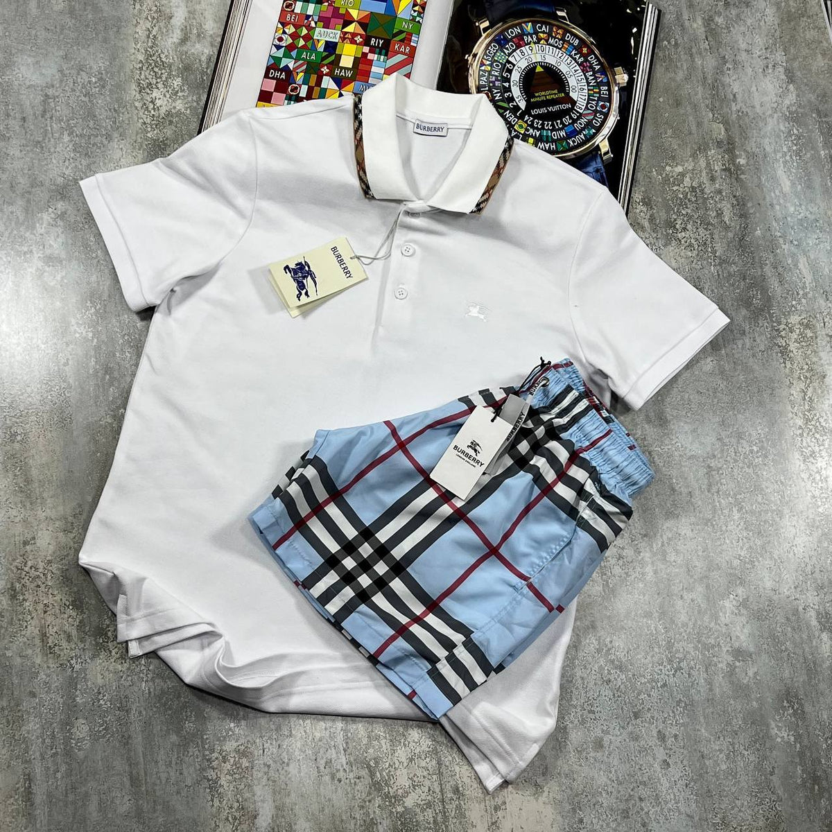 Burberry Men's Coordinates Casual Summer Set AAA Quality UK Reps
