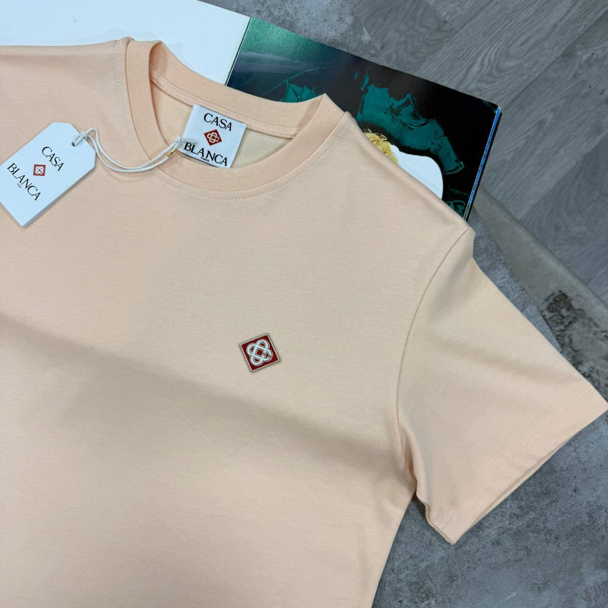 Casablanca Diamond Logo Short Sleeve T-Shirt AAA Quality UK Reps