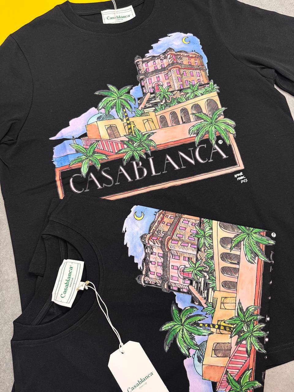 Casablanca Amour Maroc Short Sleeve T-Shirt UK Reps AAA Quality