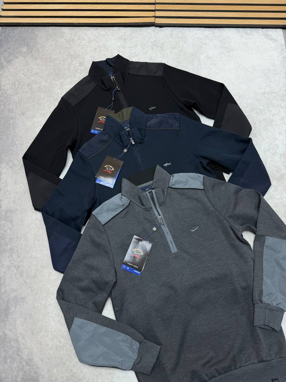 Paul & Shark Men's Half-Zip Sweaters UK Reps AAA Quality