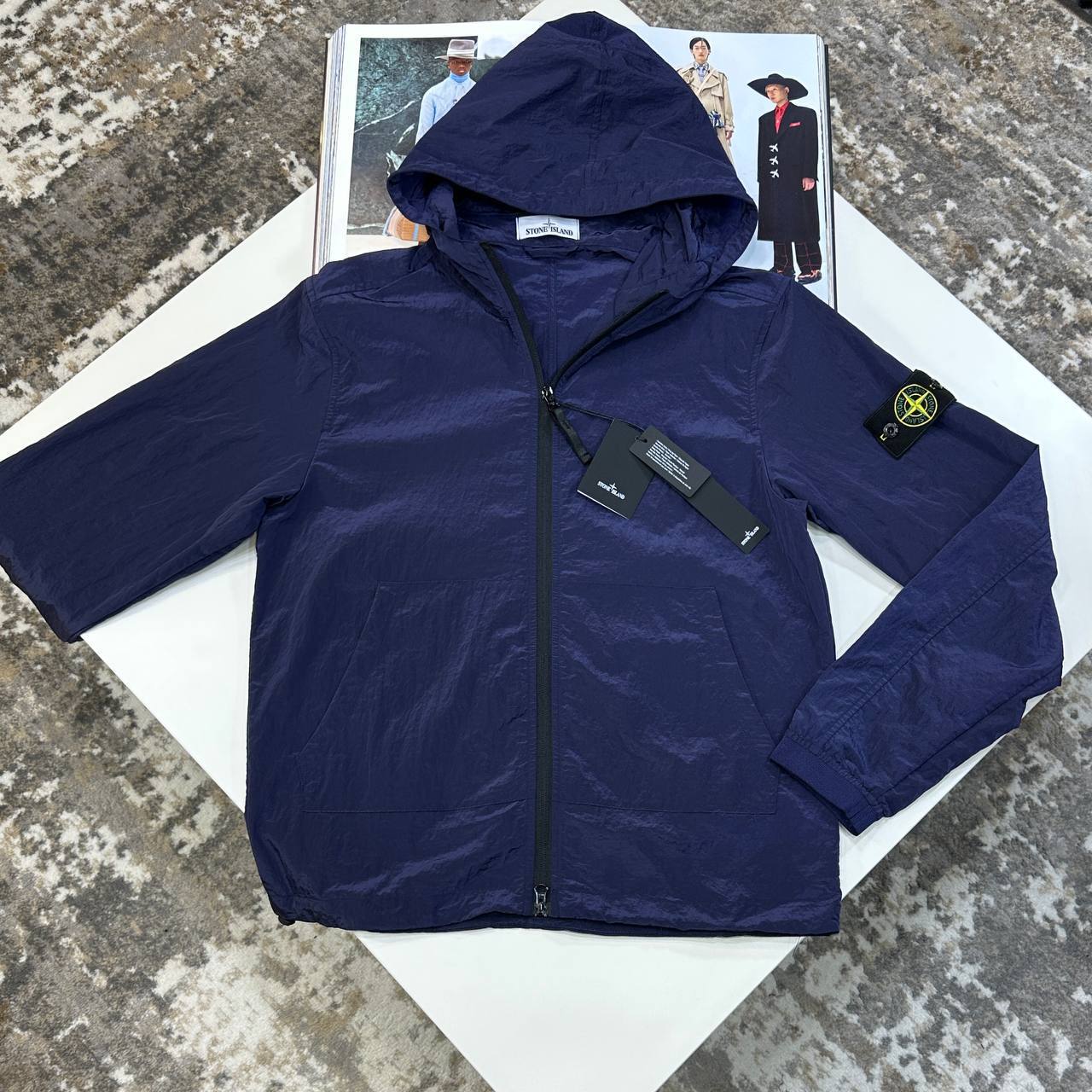 Stone Island Men's Luxury Collection Reps NY Hooded Jacket UK AAA Quality