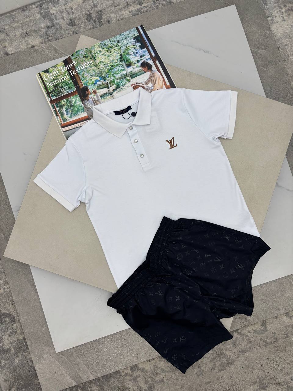 Louis Vuitton Casual Summer Outfit AAA Quality UK Reps