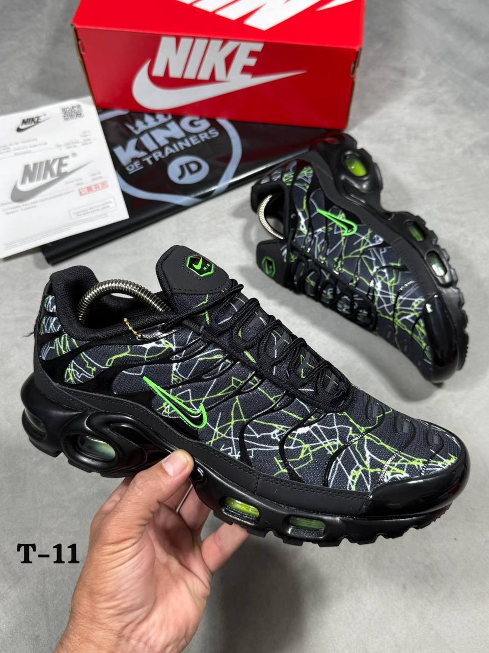 Nike Air Max Plus "Black/Green Strike" AAA Quality UK Reps