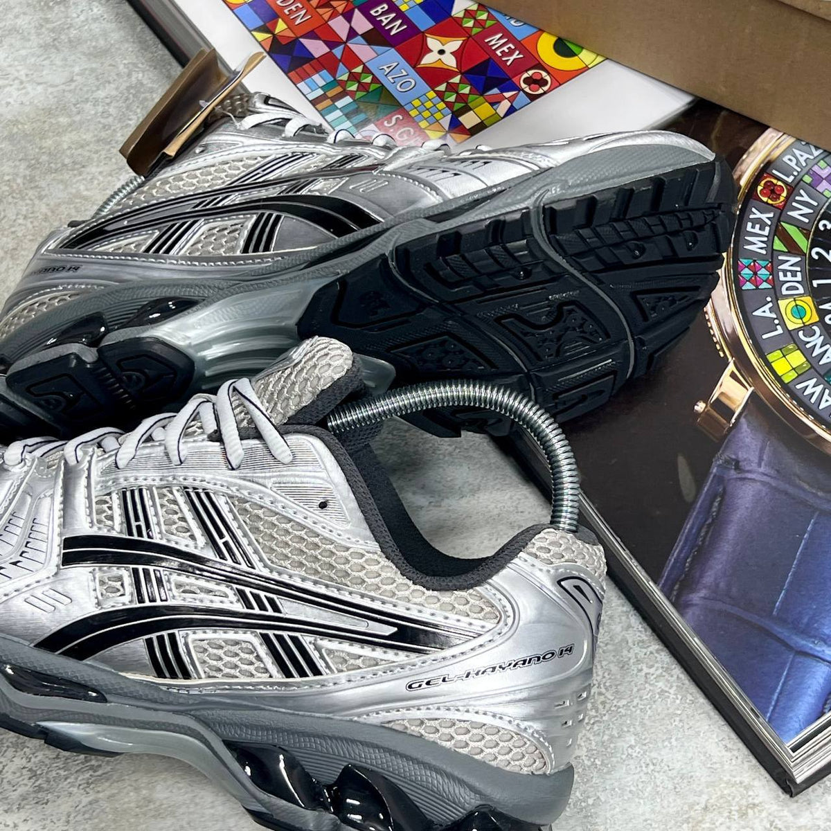 ASICS Gel-Kayano 14 "Pure Silver/Black" SuperClone Quality UK Reps