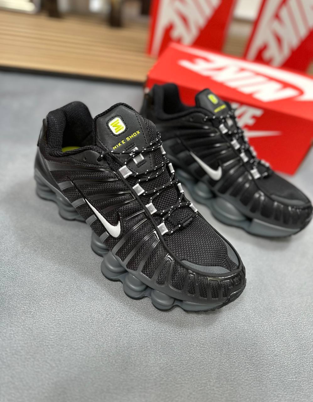 Nike Shox TL - Black Iron Grey Trainers for MEN Sale UK AAA quality Sneakers