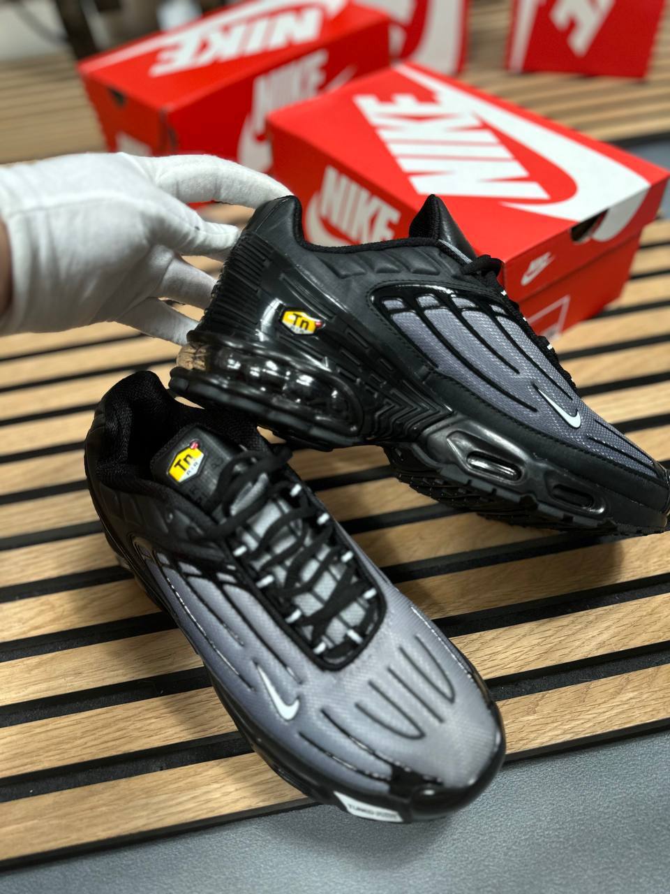 Nike Air Max Plus III Black Grey shoe  Men's Rep Trainer Sale UK