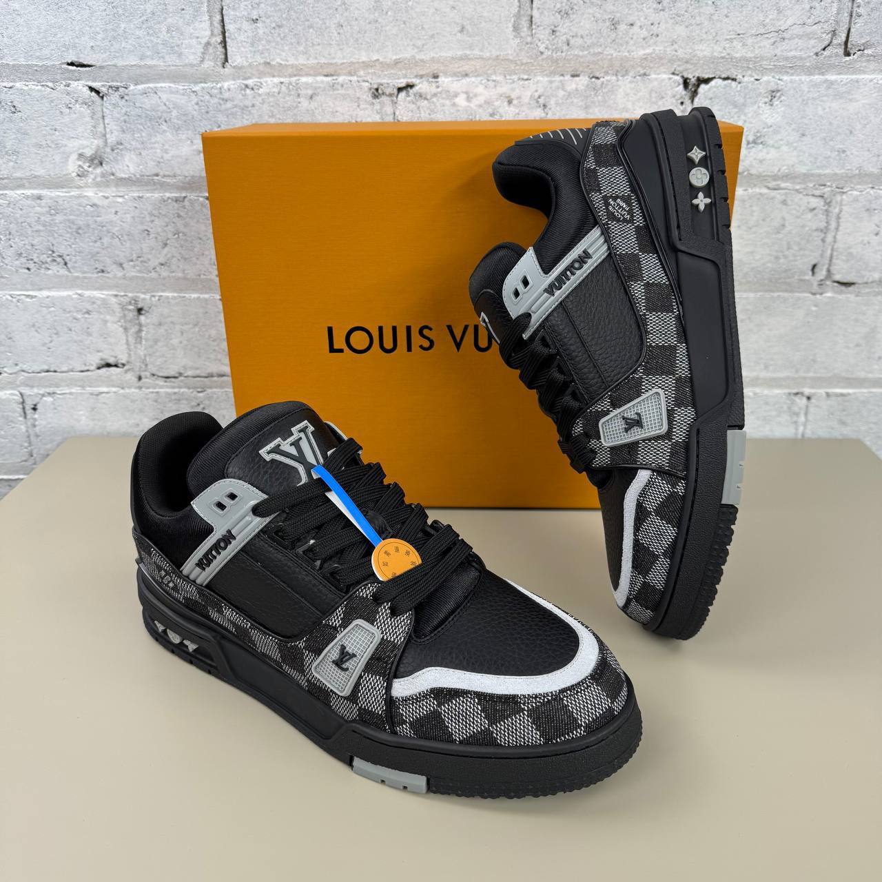 Louis Vuitton LV Trainer Black Rep Sneakers Sale UK