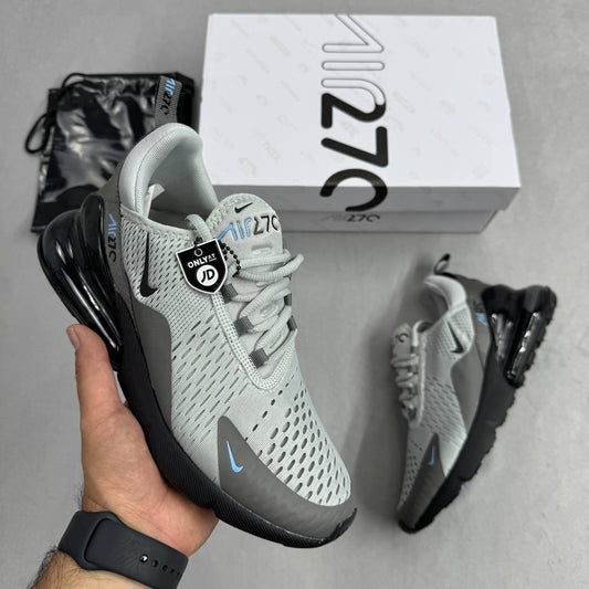Nike Air Max 270 Grey Black Replica Trainers -For MEN  Sale UK