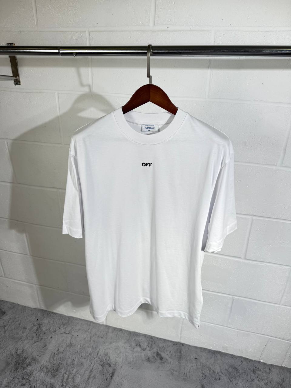 Off White Diags Skate T-shirt Mens Fashion Short Sleeve in 2 Colors UK Reps AAA Quality