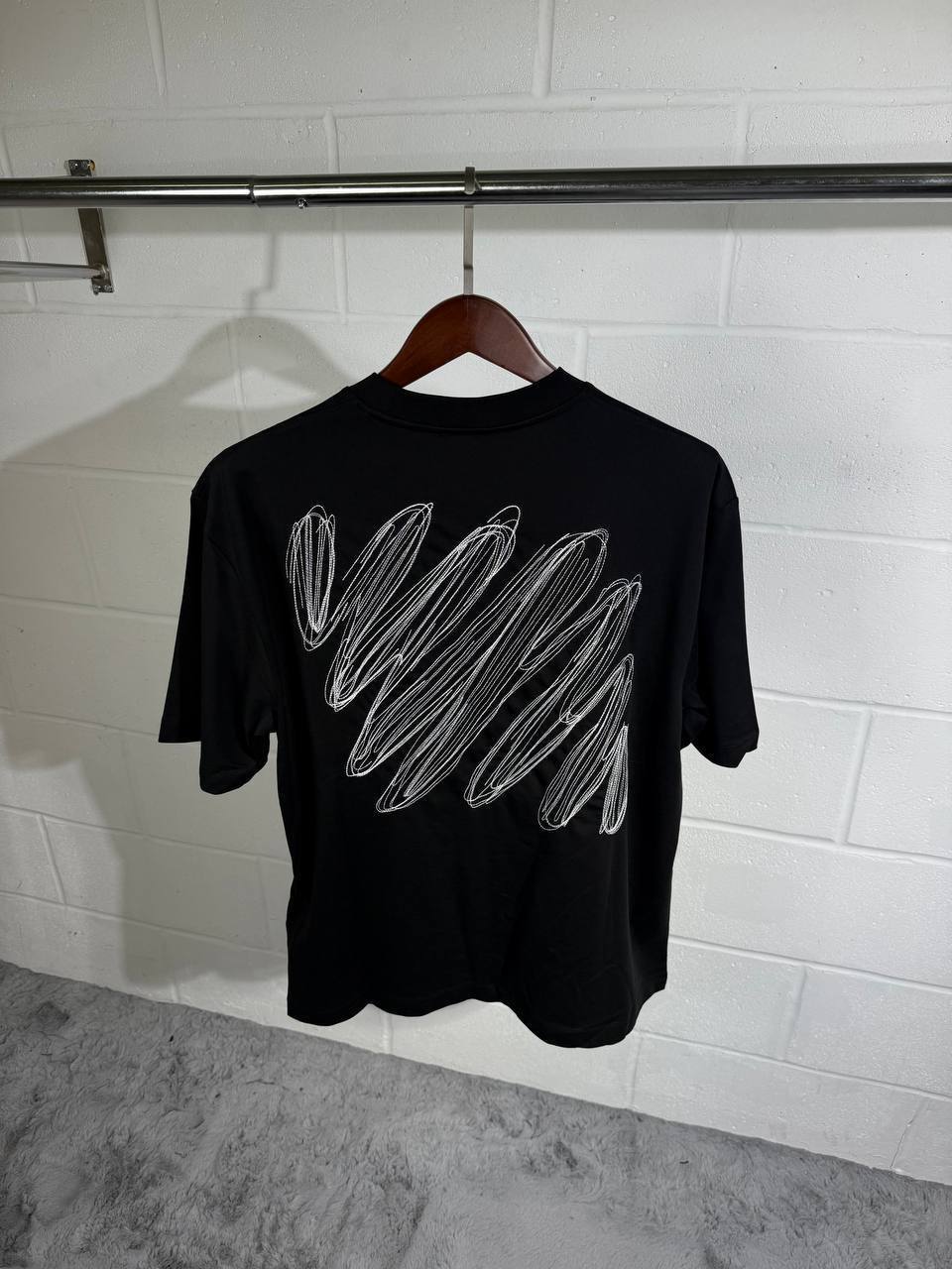 Off White Diags Skate T-shirt Mens Fashion Short Sleeve in 2 Colors UK Reps AAA Quality