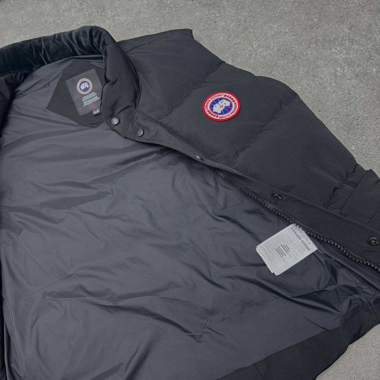 Canada Goose Black Lawrence Puffer Gilet Mens Best Sale UK Reps AAA Quality