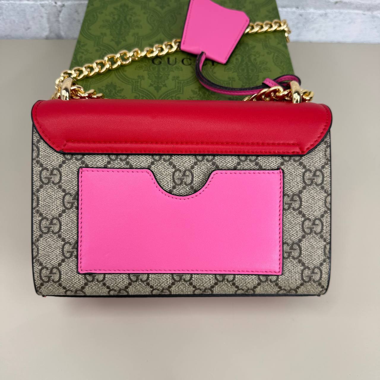 Gucci  Leather crossbody Paddle Lock Small Chain Shoulder rep Bag Sale UK