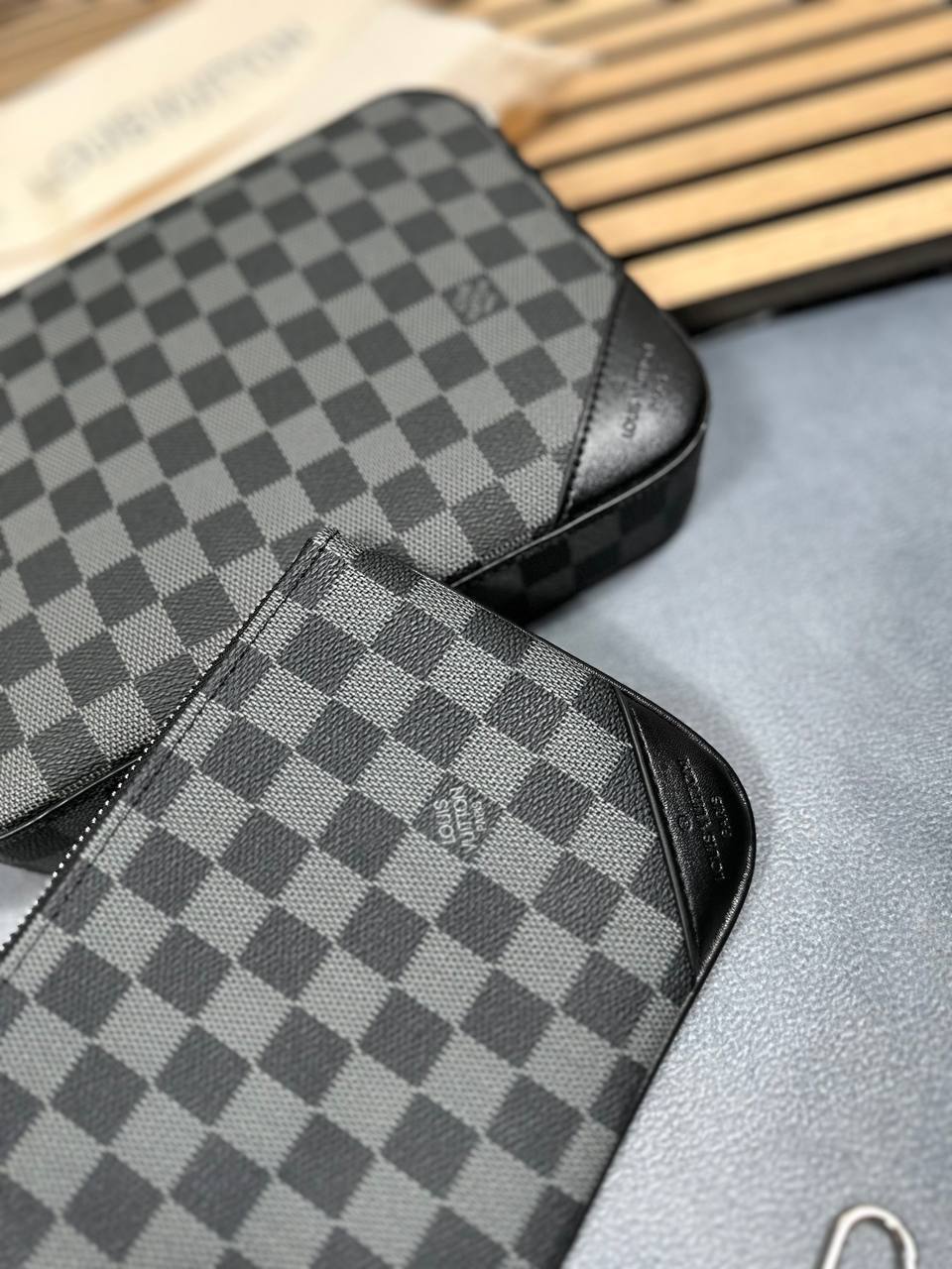 LOUIS VUITTON Trio Messenger  Crossbody body Damier Graphite Men's Bag Sale UK