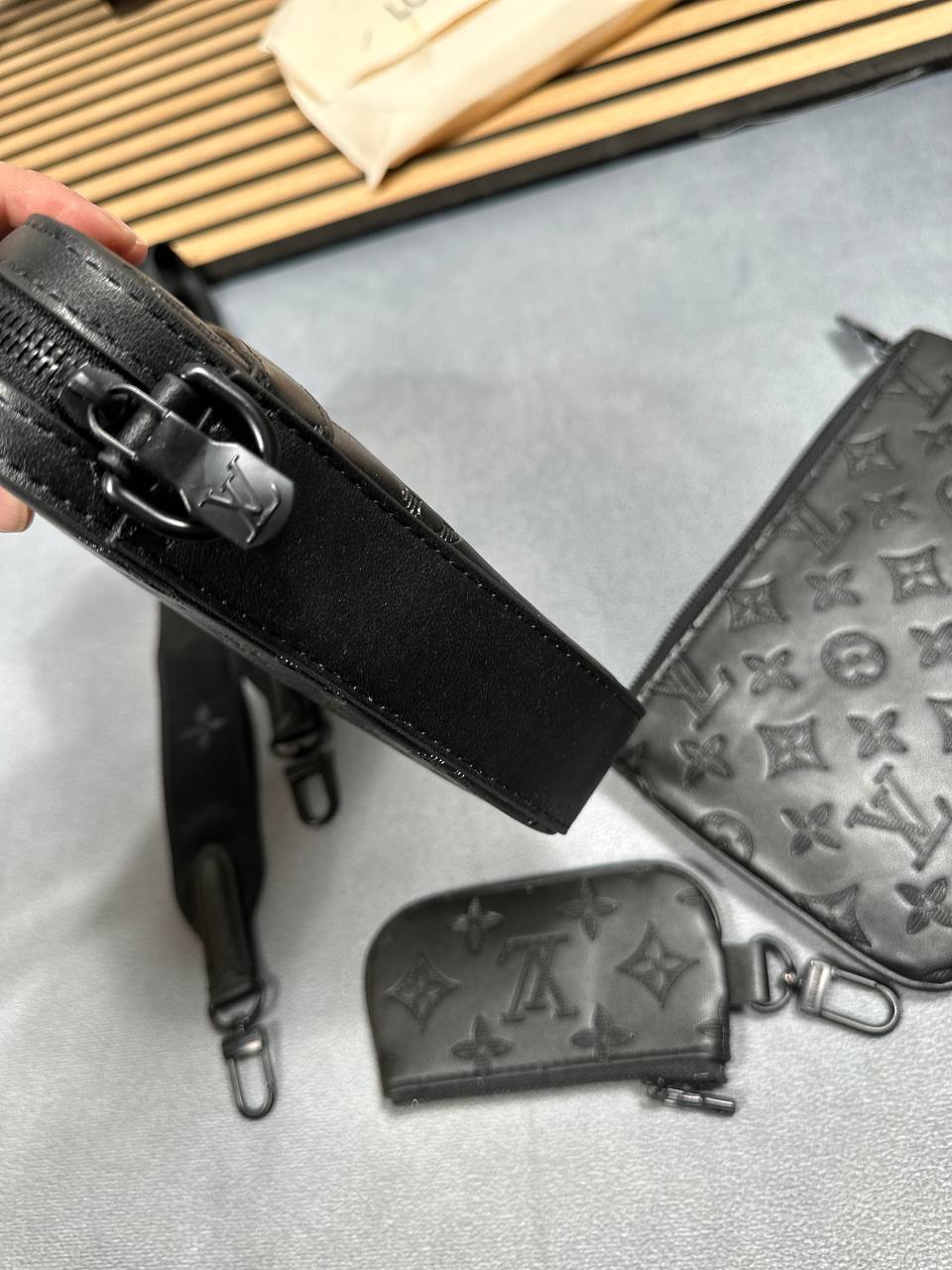 Louis Vuitton Black Trio Messenger Rep Bag For MEN Sale UK