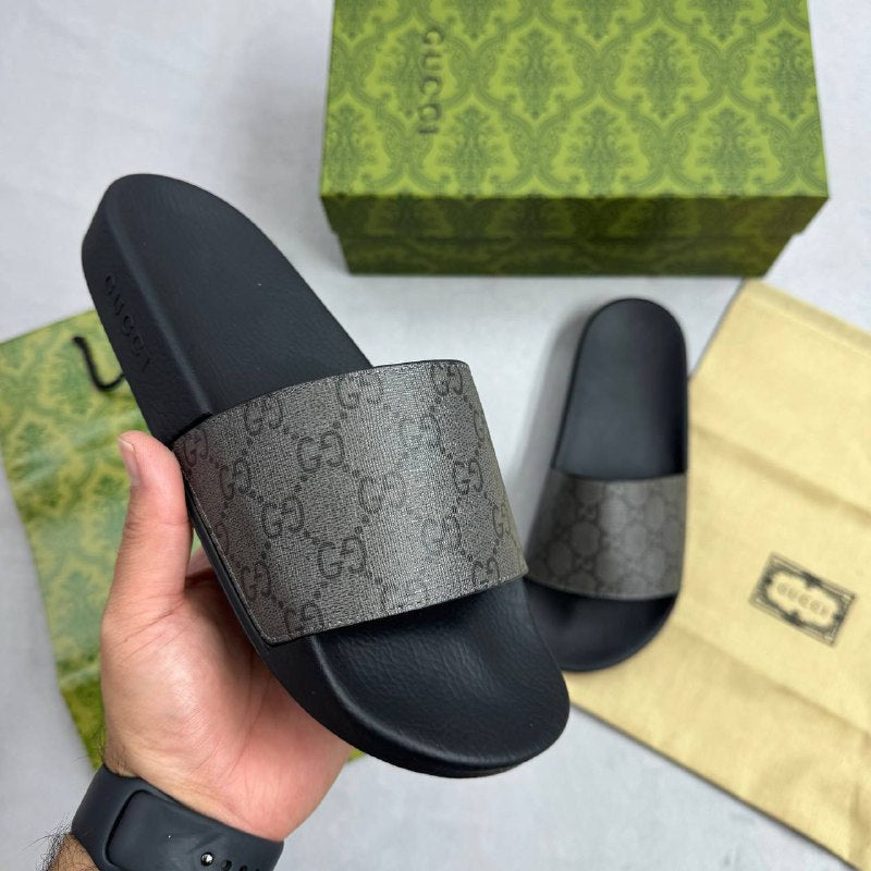 Gucci Men's Replica Black Slides Sale UK