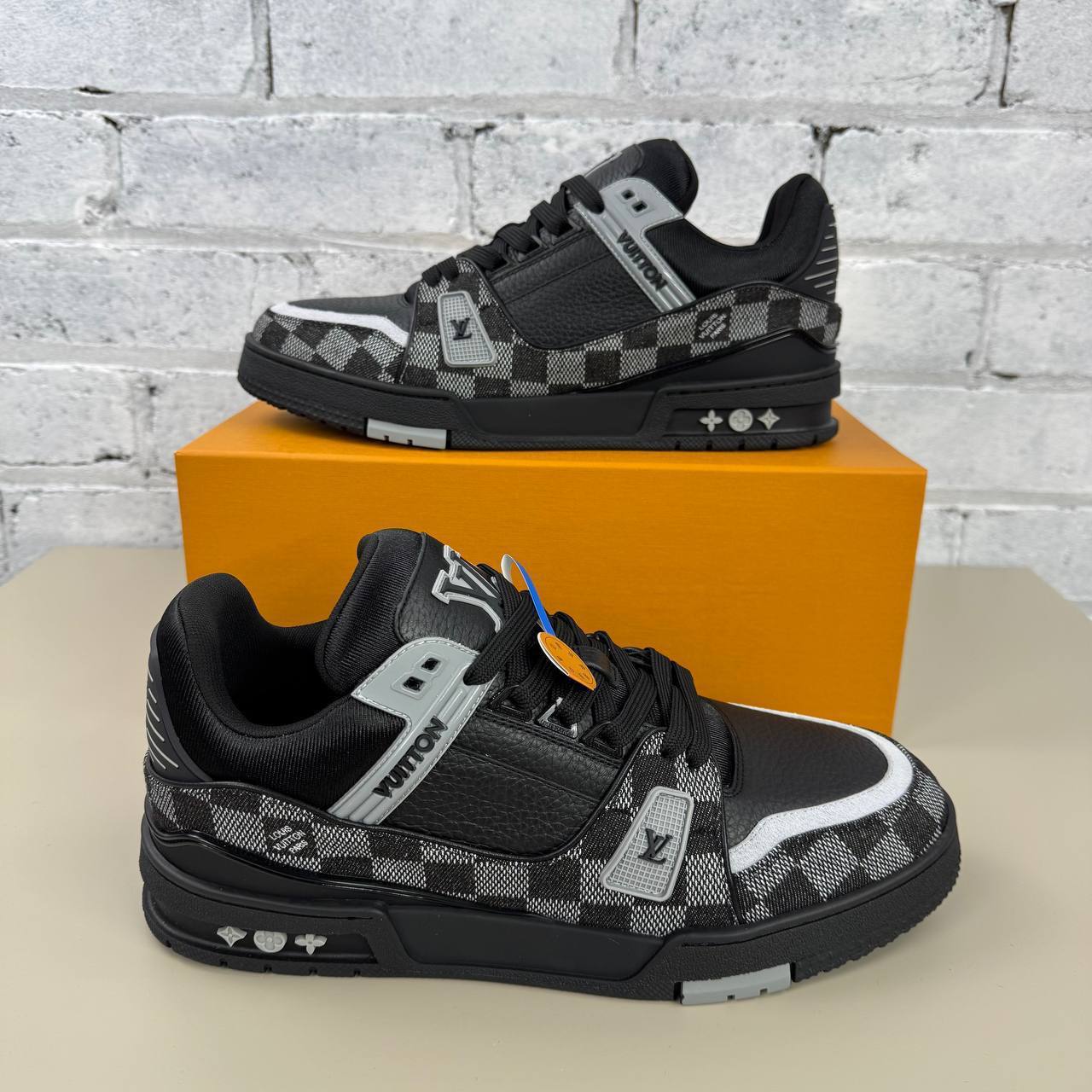 Louis Vuitton LV Trainer Black Rep Sneakers Sale UK