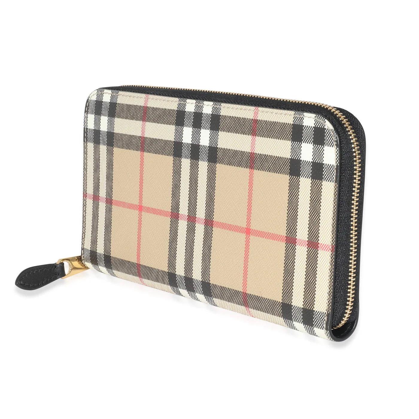 Burberry House Check Canvas Elmore Zip Around Wallet Sale UK