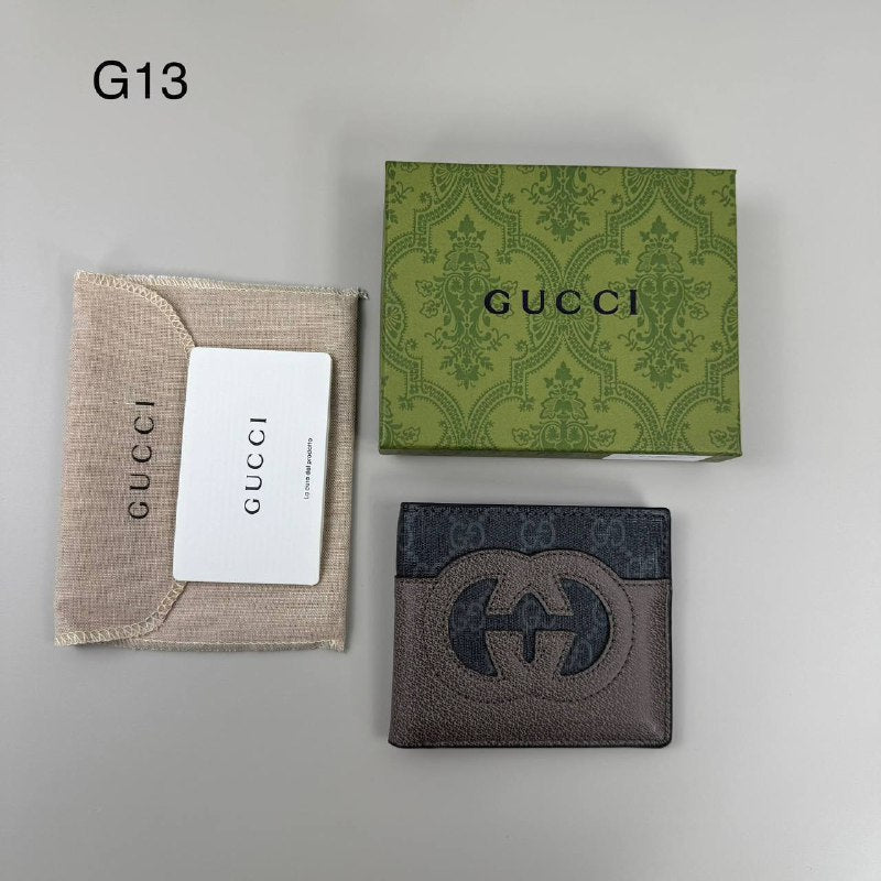 GUCCI GG SUPREME GRAY LEATHER  WALLET AAA Quality Sale UK