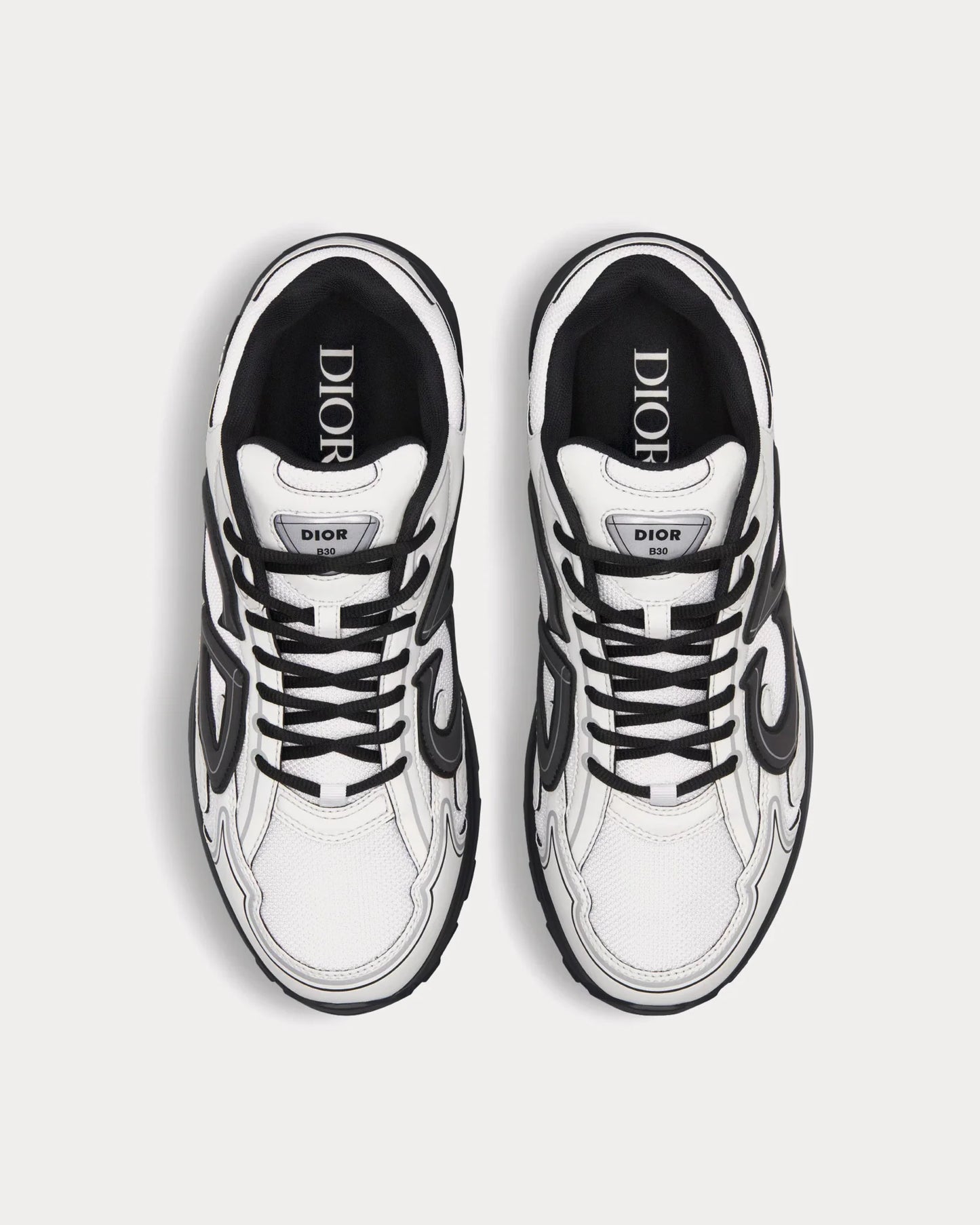 Dior - B30 Mesh & Technical Fabric White  Trainers for MEN Top Sneakers  Sale UK