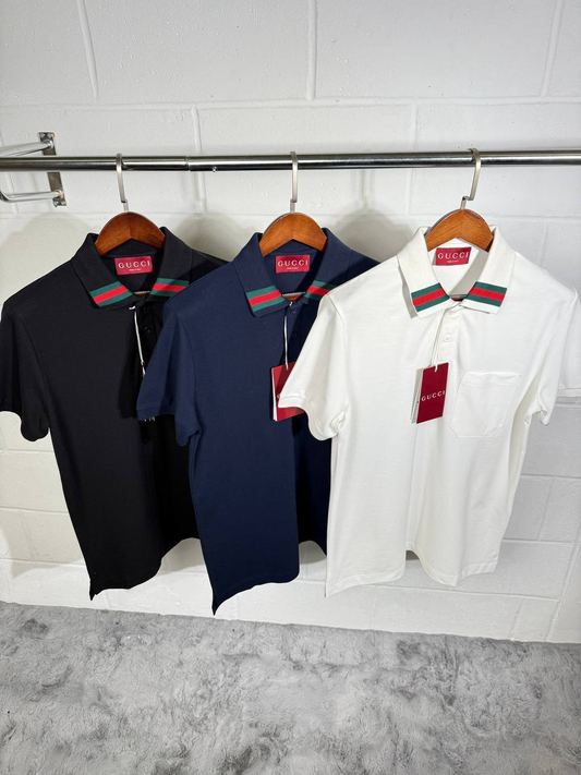 Gucci Cotton  Polo Shirt With Web for MEN Sale UK