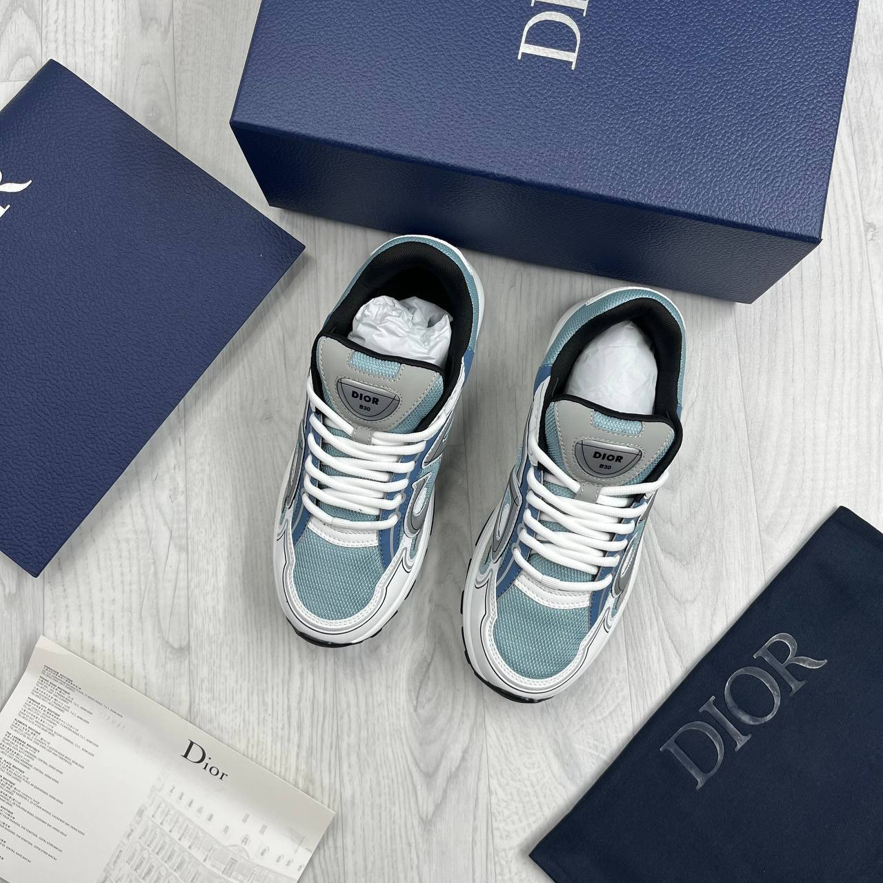 Christian Dior B30 Baby Blue TRAINERS For MEN's AAA quality Sale UK