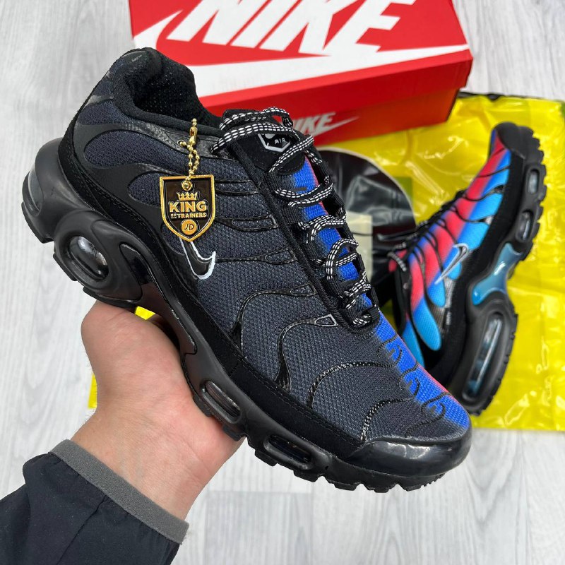 Nike Air Max Plus Black Blue Red  Sneaker For Men AAA Quality Sale UK