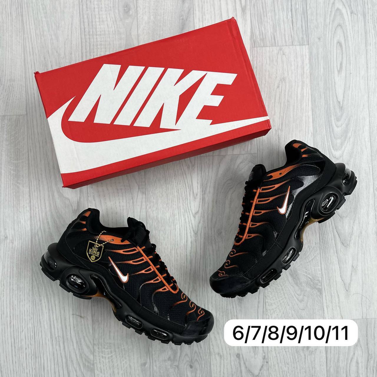 Nike Air Max Plus 'Dark Obsidian Orange Black Rep Sneaker For Men Sale UK