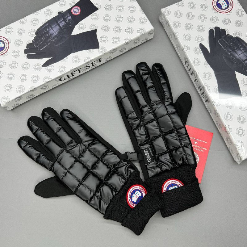 Canada Goose Northern Mens Gloves Liners in Black Best Sale UK Reps AAA Quality