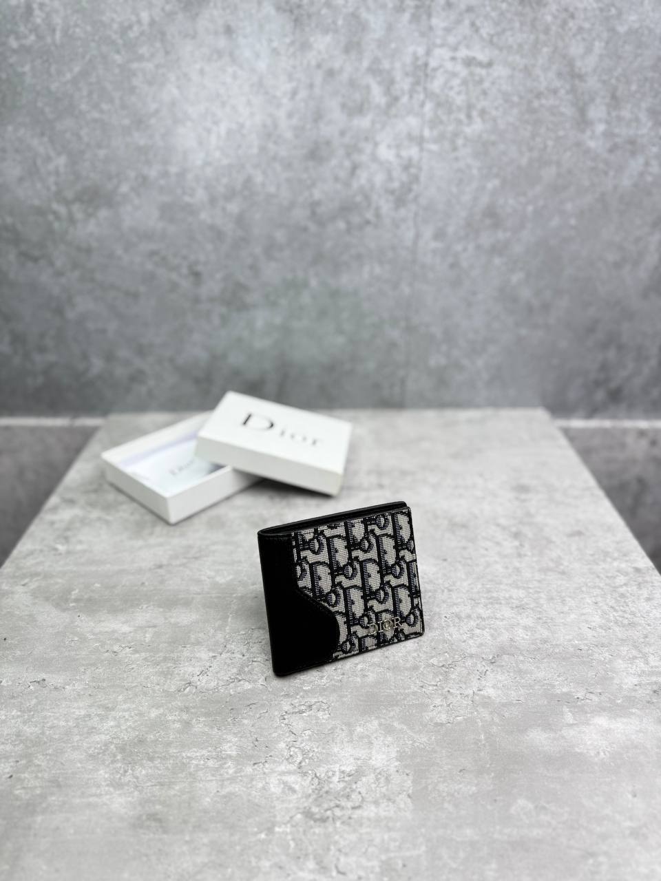 Christian Dior Oblique Jacquard Bifold Wallet Mens Best Sale UK Reps AAA Quality