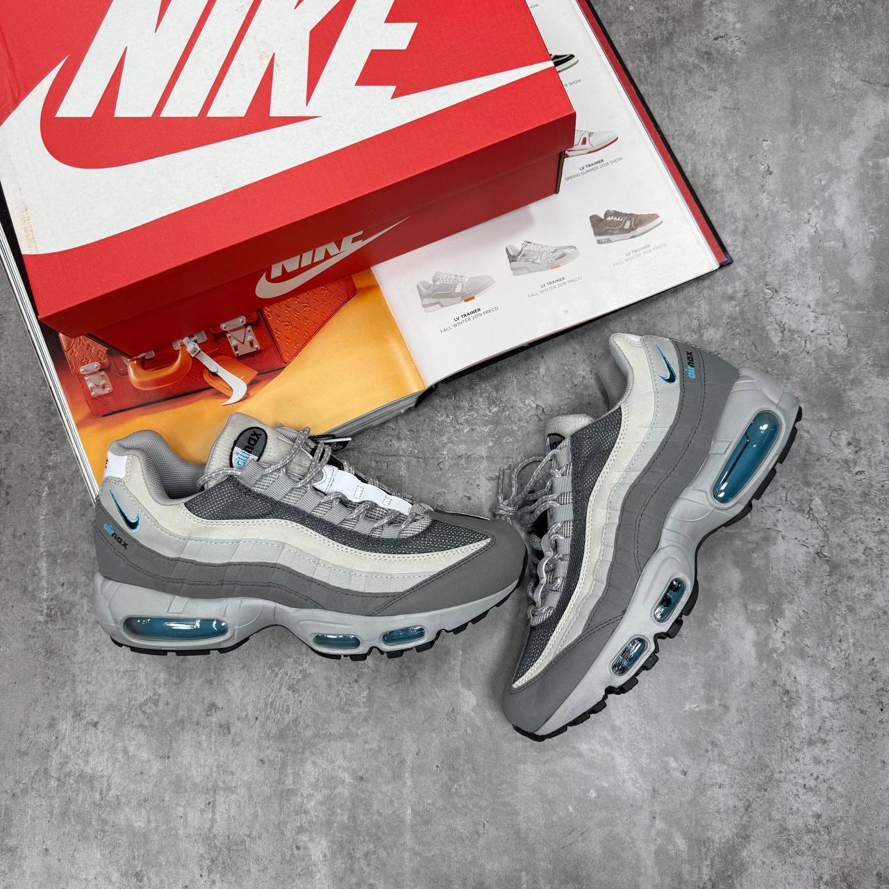 Nike Air Max 95 “Particle Grey” Mens Trainers Best Sale UK Reps AAA Quality
