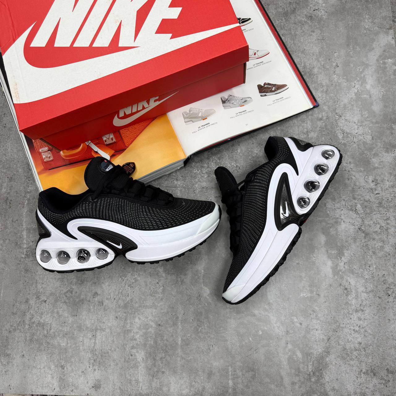 Nike Air Max DN Black White Cool Grey Mens Trainers Best Sale UK Reps AAA Quality