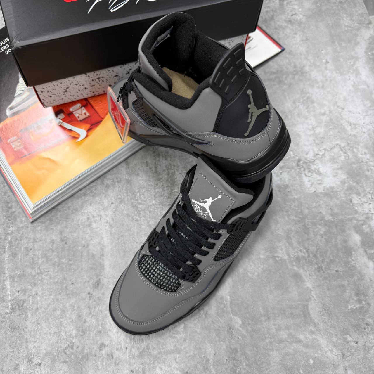 Nike Air Jordan 4 Retro "Cactus Jack Grey" Mens Trainers Best Sale UK Reps AAA Quality