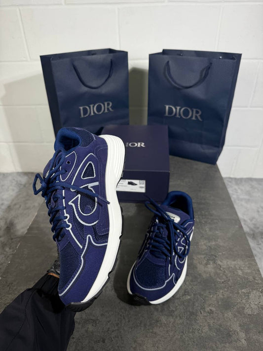 Christian Dior B30 Navy & White Trainers Mens Best Sale UK Reps AAA Quality