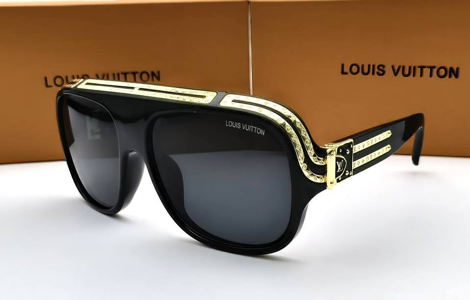 Louis Vuitton Millionaires Frame Black Sunglasses Mens UK Reps AAA Quality
