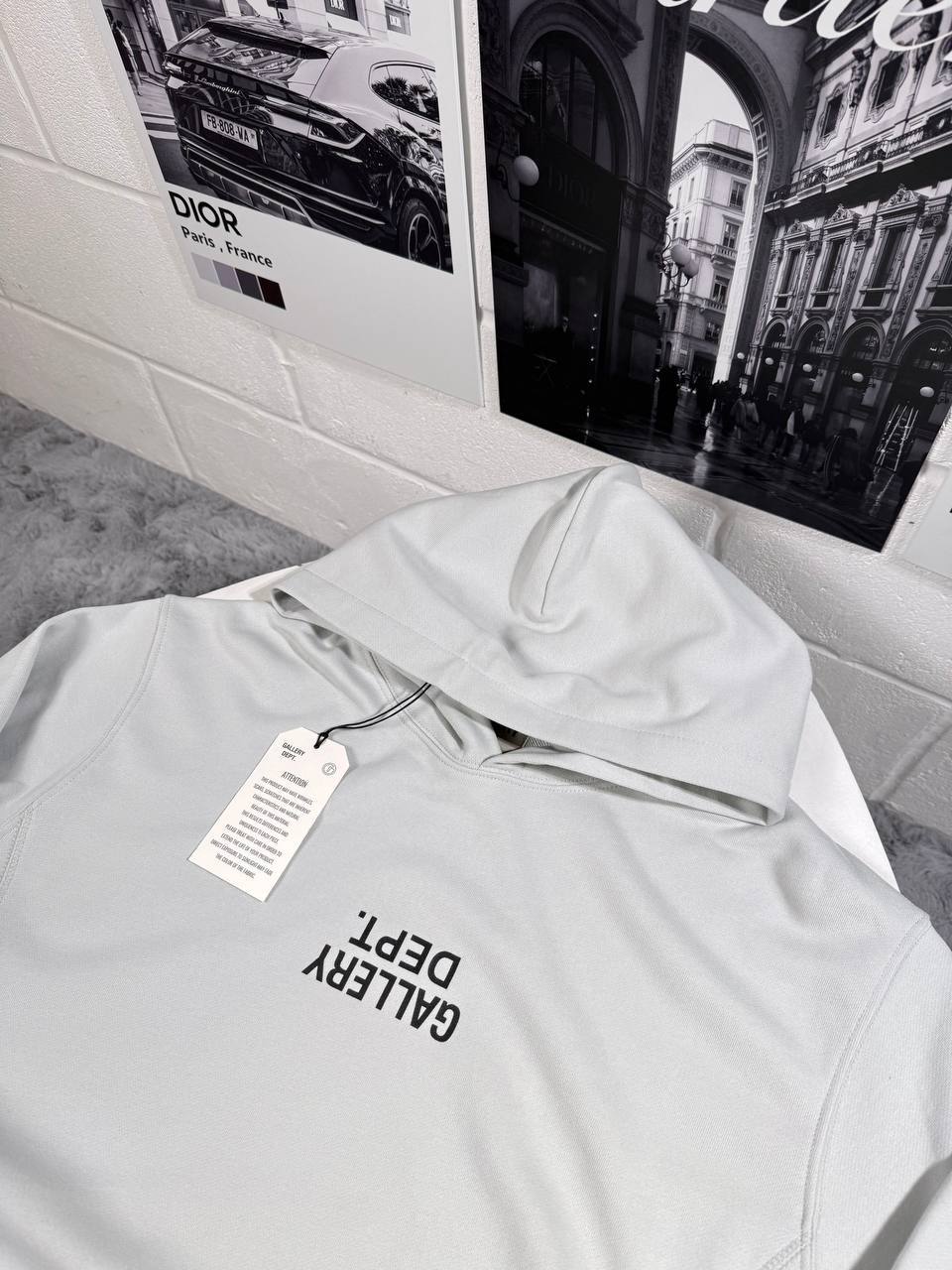 Gallery Dept. Upside Down Logo Hoodie Mens in Multiple Colors Best Sale UK Reps AAA Quality