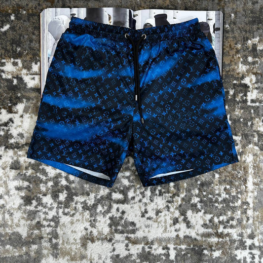 Fendi Water Reflective Swim Shorts Mens Blue Color Best Sale UK Reps AAA Quality
